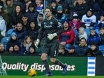 Asmir Begovic playing for QPR. Asmir Begovic playing for QPR.
