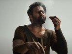 Prabhas in a still from Salaar.