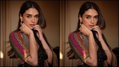On Sunday, Aditi gave her fans a mid-week treat as the actress took to Instagram and uploaded a series of glamorous pictures accompanied by the caption, "I know nothing with any certainty, but the sight of the stars makes me dream". (Instagram/@aditiraohydari) On Sunday, Aditi gave her fans a mid-week treat as the actress took to Instagram and uploaded a series of glamorous pictures accompanied by the caption, "I know nothing with any certainty, but the sight of the stars makes me dream". (Instagram/@aditiraohydari)
