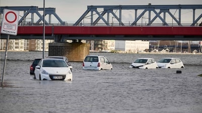 Storm Pia brought strong, blustery winds across northwest Europe overnight and into Friday, bringing down trees and prompting warnings of flooding on the North Sea coast. (AFP) Storm Pia brought strong, blustery winds across northwest Europe overnight and into Friday, bringing down trees and prompting warnings of flooding on the North Sea coast. (AFP)