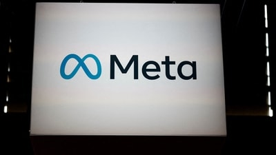 A Meta logo is seen (REUTERS)