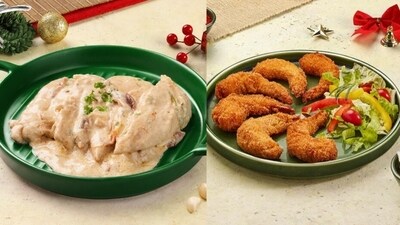 Festive feasting: Elevate your Christmas spread with Chicken Tenders in Tuscan Cream and Coconut Crumbled-Prawns (Photo by FreshToHome) Festive feasting: Elevate your Christmas spread with Chicken Tenders in Tuscan Cream and Coconut Crumbled-Prawns (Photo by FreshToHome)