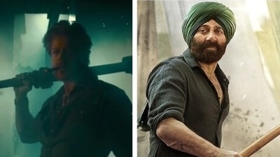 Shah Rukh Khan in Jawan and Sunny Deol in Gadar 2 Shah Rukh Khan in Jawan and Sunny Deol in Gadar 2