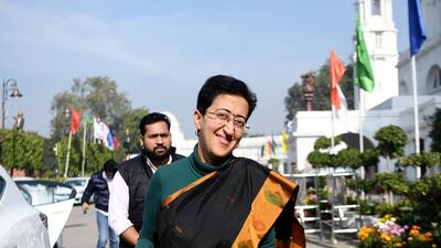 New Delhi, Dec 15 (ANI): Delhi PWD Minister Atishi at Vidhan Sabha on the first day of Winter Session of Delhi Assembly, in New Delhi on Friday. (ANI Photo/Shrikant Singh) (Shrikant Singh) New Delhi, Dec 15 (ANI): Delhi PWD Minister Atishi at Vidhan Sabha on the first day of Winter Session of Delhi Assembly, in New Delhi on Friday. (ANI Photo/Shrikant Singh) (Shrikant Singh)