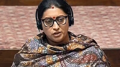 Smriti Irani, in an interview with ANI, clarified why she is against mandatory paid leaves for menstruation. (PTI)