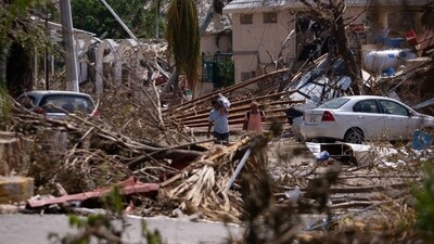 Hurricane Otis: Hurricane Otis made landfall on the Pacific coast of Mexico on October 25. It was one of the most powerful storms to hit the country hammering the beach resort of Acapulco, causing damage seen running into billions of dollars.&nbsp; (Reuters)