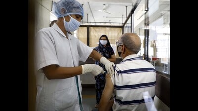 The civic body has made nasal vaccine iNCOVACC available at five centres for 60-plus age groups . (HT PHOTO)
