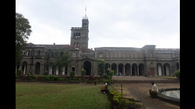 The varsity conducts examination of around 7.5 lakh students of affiliated colleges in three districts namely Pune, Ahmednagar and Nashik. (HT PHOTO)