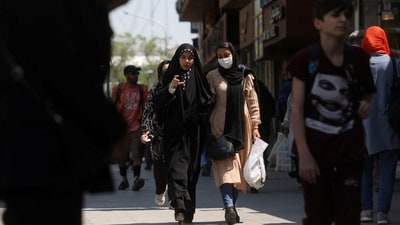 Covering the head and the neck has been compulsory for women in Iran since 1983, following the 1979 Islamic revolution. (Reuters)