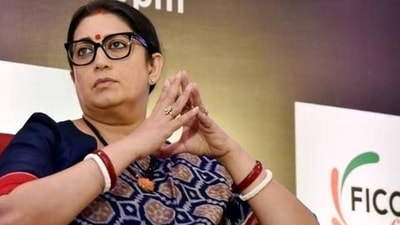 Union women and child development minister Smriti Irani. (ANI) Union women and child development minister Smriti Irani. (ANI)