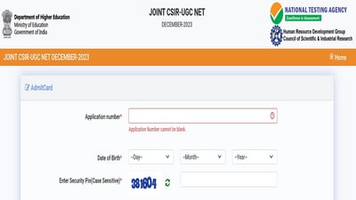 CSIR UGC NET 2023 Admit Card released at csirnet.nta.ac.in, download link here