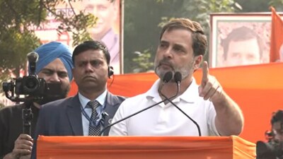 Congress leader Rahul Gandhi.