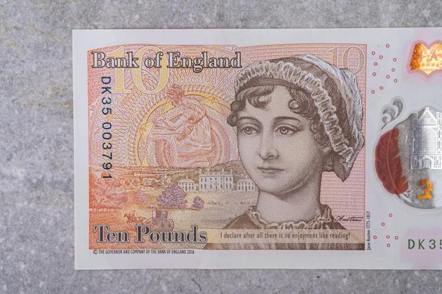 Jane Austen on English currency. (Dudaeva/Shutterstock) Jane Austen on English currency. (Dudaeva/Shutterstock)