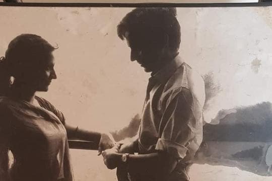 Amrita Pritam and Imroz when they met in Pathankot, 1958. (HT file) Amrita Pritam and Imroz when they met in Pathankot, 1958. (HT file)