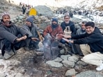 With a further dip in the mercury, locals were seen huddling around bonfires on the streets.&nbsp;
