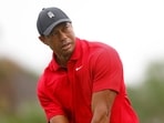 Woods was in the company of his precocious son Charlie -- as his playing partner -- and daughter Sam on the bag Woods was in the company of his precocious son Charlie -- as his playing partner -- and daughter Sam on the bag