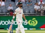 Pakistan's Shan Masood walks off after being caught by Austrlia's Alex Carey during the second day of the first Test cricket match between Australia and Pakistan Pakistan's Shan Masood walks off after being caught by Austrlia's Alex Carey during the second day of the first Test cricket match between Australia and Pakistan