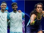 Satwiksairaj Rankireddy and Chirag Shetty; PV Sindhu
