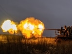 Russia-Ukraine War: Service members of Ukrainian Joint Assault Brigade Fury fire a S60 cannon towards Russian troops near the front-line town of Bakhmut.