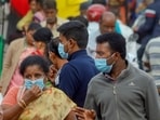 People wearing face masks as a precautionary measure after cases of COVID-19 sub-variant JN.1 were detected in the country.