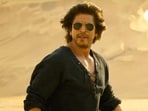 Dunki worldwide box office collection day 2: Shah Rukh Khan in a still from Dunki. Dunki worldwide box office collection day 2: Shah Rukh Khan in a still from Dunki.