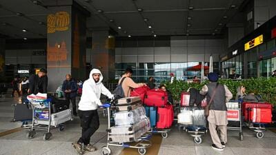 Additional space has been created at airports by restructuring available terminal infrastructure at several passenger touch points (HT File Photo)