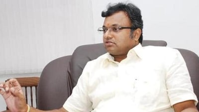 Congress MP Karti P Chidambaram (File Photo) Congress MP Karti P Chidambaram (File Photo)