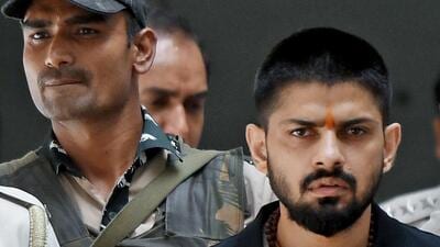 Gangster Lawrence Bishnoi was interviewed by a news channel and it was telecast on March 14 and March 17. (ANI File) Gangster Lawrence Bishnoi was interviewed by a news channel and it was telecast on March 14 and March 17. (ANI File)