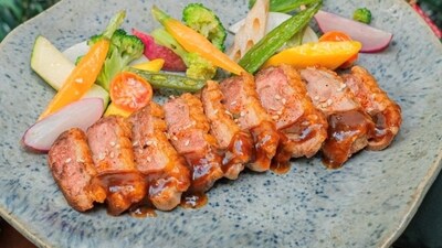 Relish duck breast at Guppy.