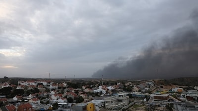 Israel-Hamas War: Smoke rises over Gaza, amid the ongoing conflict between Israel and Hamas. (Reuters)