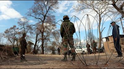 The army’s search operations to neutralise terrorists responsible for Thursday’s ambush in Jammu and Kashmir’s Poonch, in which four soldiers were killed and three others were injured, continued on Saturday. (Rahi Kapoor) The army’s search operations to neutralise terrorists responsible for Thursday’s ambush in Jammu and Kashmir’s Poonch, in which four soldiers were killed and three others were injured, continued on Saturday. (Rahi Kapoor)