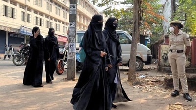 The SC in October 2022 had delivered a split verdict on the Hijab issue, with one judge upholding the state government's decision, while the other said the hijab is a matter of choice. (REUTERS) The SC in October 2022 had delivered a split verdict on the Hijab issue, with one judge upholding the state government's decision, while the other said the hijab is a matter of choice. (REUTERS)