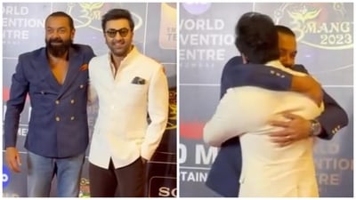 Ranbir Kapoor and Bobby Deol at an event. Ranbir Kapoor and Bobby Deol at an event.