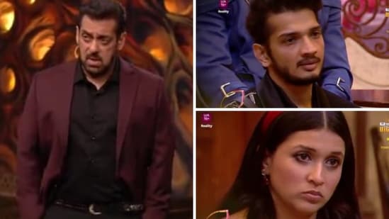 Salman Khan talks about Munawar's behaviour towards Mannara Chopra.