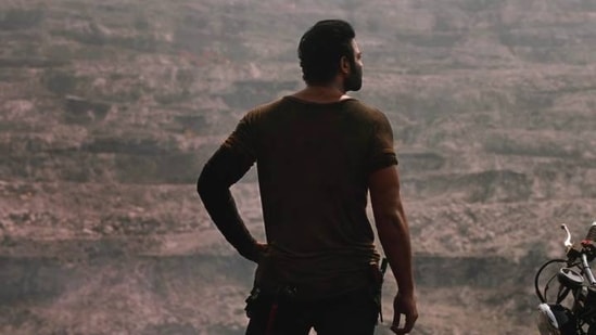 Prabhas in a still from Salaar: Part 1 - Ceasefire.
