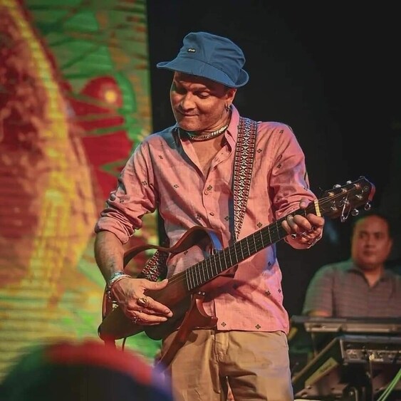 Zubeen Garg performs on the final day of the North East Festival, that has over 150 stalls offering North East cuisine and handmade products.