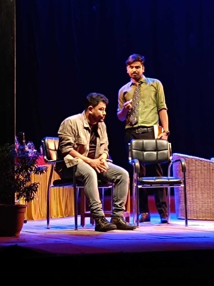 A still from the Assamese-language play directed by Parag Sarmah.