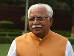 CM Manohar Lal Khattar (HT Photo)