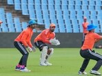 Gauteng: Indian players Shubman Gill, KL Rahul, Shreyas Iyer and Yashasvi Jaiswal during a practice session ahead of the first Test cricket match between India and South Africa Gauteng: Indian players Shubman Gill, KL Rahul, Shreyas Iyer and Yashasvi Jaiswal during a practice session ahead of the first Test cricket match between India and South Africa