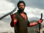 Prabhas in a fight scene from Salaar.