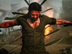 Prabhas in a still from Salaar. Prabhas in a still from Salaar.