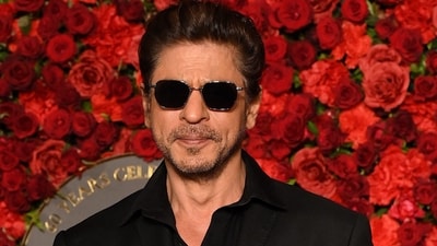 Shah Rukh Khan attended Mumbai Police's Umang 2023. (Photo by SUJIT JAISWAL / AFP) (AFP) Shah Rukh Khan attended Mumbai Police's Umang 2023. (Photo by SUJIT JAISWAL / AFP) (AFP)
