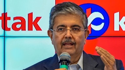 Uday Kotak, ex-MD and CEO of Kotak Mahindra Bank Limited. (PTI/File Photo) Uday Kotak, ex-MD and CEO of Kotak Mahindra Bank Limited. (PTI/File Photo)