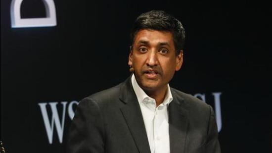 Congressman Ro Khanna, who represents California’s 17th Congressional District located in Silicon Valley, said in a post on X that he strongly condemns the “defacing” of the Swaminarayan temple in Newark, California which is in his district. (Bloomberg)
