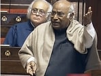 Rajya Sabha Chairman Jagdeep Dhankhar and Leader of Opposition in the House Mallikarjun Kharge Rajya Sabha Chairman Jagdeep Dhankhar and Leader of Opposition in the House Mallikarjun Kharge