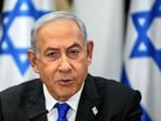 Israel's prime minister Benjamin Netanyahu chairs a cabinet meeting at the Kirya military base. Israel's prime minister Benjamin Netanyahu chairs a cabinet meeting at the Kirya military base.