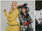 Kim Kardashian and daughter North West dressed up as the iconic duo of Cher and Dionne From Clueless this Halloween. While Kim went blonde and opted for a check yellow co-ord set with white stockings to play Cher, North wore a similar dress in black and a hat as well to play Dionne. Kim Kardashian and daughter North West dressed up as the iconic duo of Cher and Dionne From Clueless this Halloween. While Kim went blonde and opted for a check yellow co-ord set with white stockings to play Cher, North wore a similar dress in black and a hat as well to play Dionne.