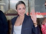Malaika Arora wore a short white dress for her Christmas outing. Malaika Arora wore a short white dress for her Christmas outing.
