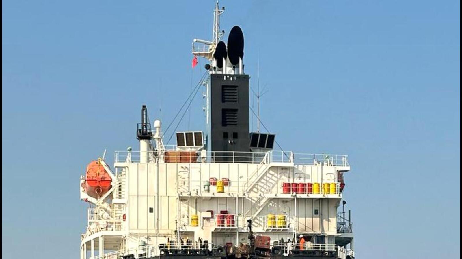 Ship docks in Mumbai safely after drone strike - Vimarsana News