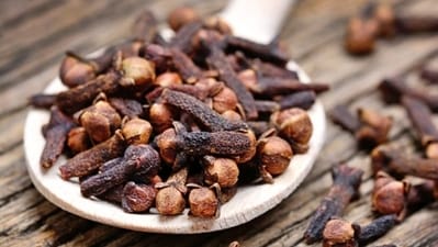 Cloves: In the digestive system, clove helps rid the body of unwanted pathogens and underlying infections that could be causing bloating or poor digestion. Chew on to 1-2 cloves after having your meals. (Unsplash) Cloves: In the digestive system, clove helps rid the body of unwanted pathogens and underlying infections that could be causing bloating or poor digestion. Chew on to 1-2 cloves after having your meals. (Unsplash)